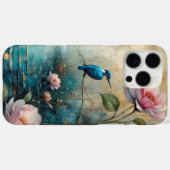 Eisvogel und Rosen Case-Mate iPhone Hülle (Rückseite (Horizontal))