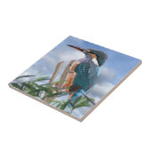 Eisvogel und Weide   Fliese (Seite)