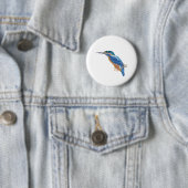 Eisvogel-Vogel Button (Beispiel)