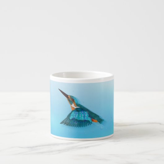 Eisvogel Vogel Espressotasse (Vorderseite)