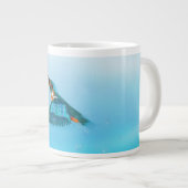 Eisvogel Vogel Jumbo-Tasse (Vorderseite Rechts)