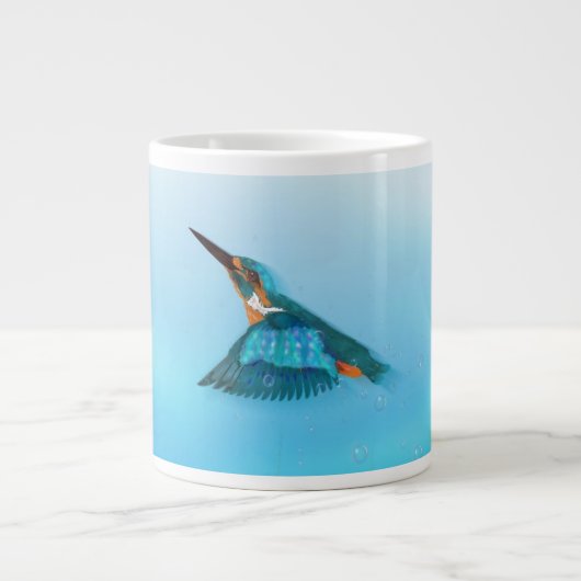 Eisvogel Vogel Jumbo-Tasse (Vorderseite)