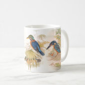 Eisvogel-Vogel-Tier-Teich-Tier-Tasse Kaffeetasse (VorderseiteRechts)