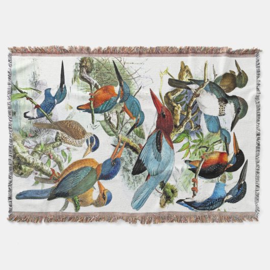 Eisvogel-Vogel-Tier-Teich-Wurfs-Decke Decke (Vorderseite)