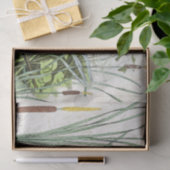 Eisvogel-Vogelcattail-Teich-Tier-Seidenpapier Seidenpapier (Geschenk)