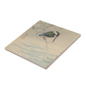 Eisvogel von Ohara Koson Fliese (Seite)
