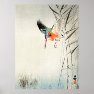 Eisvogeljagd - Ohara Koson - Vintage Art 18A Poster