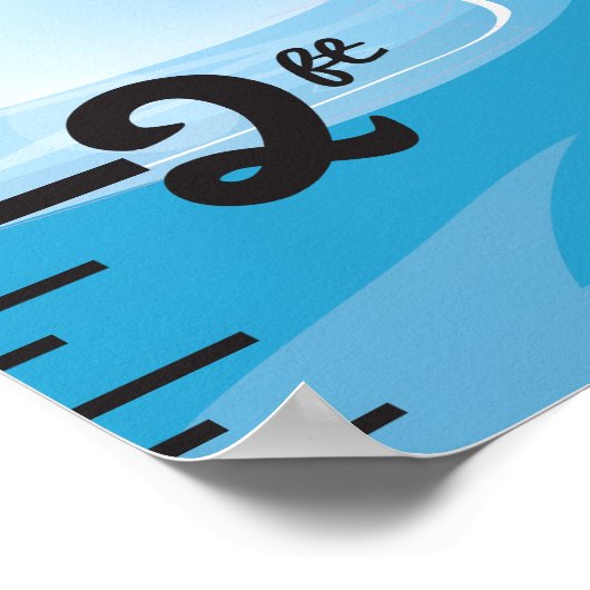 Eiswachstumsdiagramm Poster (Ecke)