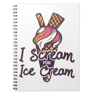 Eiswaffel Notizblock