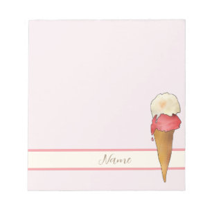 Eiswaffel Notizblock