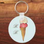 Eiswaffel Schlüsselanhänger (Vorderseite)
