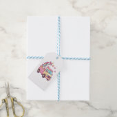 Eiswagen-Einhorn (1) Geschenkanhänger (Mit Garn)