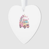 Eiswagen-Einhorn (1) Ornament (Vorderseite)