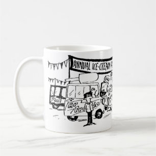 Eiswagen-Meisterschaften Cartoon Kaffeetasse