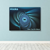 Eiswale - Alaska Leinwanddruck (Insitu (Holzboden))