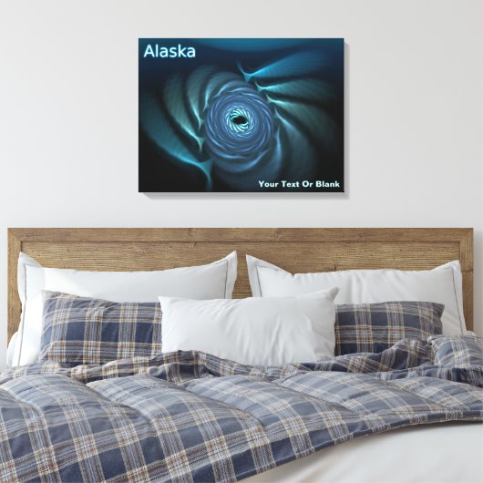 Eiswale - Alaska Leinwanddruck (Insitu (Schlafzimmer))