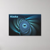 Eiswale - Alaska Leinwanddruck (Vorderseite)