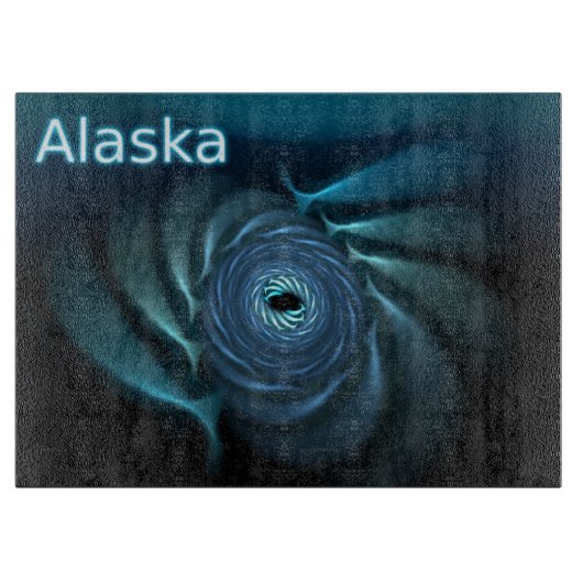 Eiswale - Alaska Schneidebrett (Vorderseite)