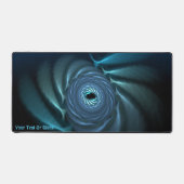 Eiswale-Fraktal Schreibtischunterlage (Vorderseite)