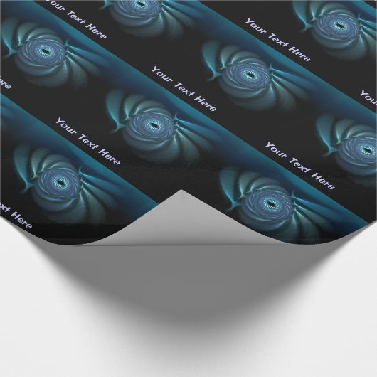 Eiswale Geschenkpapier (Ecke)