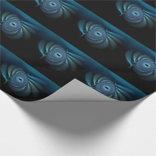 Eiswale Geschenkpapier (Ecke)