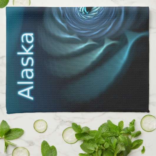 Eiswale Geschirrtuch (Gefaltet)