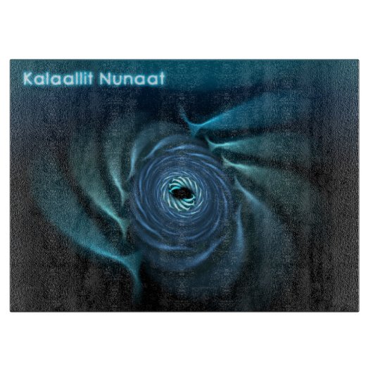 Eiswale - Grönland Schneidebrett (Vorderseite)