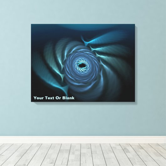 Eiswale Leinwanddruck (Insitu (Holzboden))