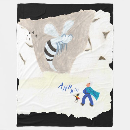 Eiswaschberg Fleecedecke (Vorderseite)