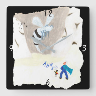 Eiswaschberg Quadratische Wanduhr