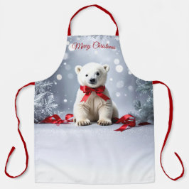 Eisweihnachtsfeiertags-Schürze Schürze