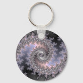 Eiswirl - Fraktal Schlüsselanhänger (Vorderseite)