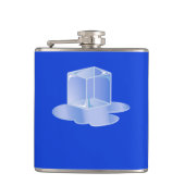 Eiswürfel Flachmann (Vorderseite)