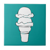 Eiswürfel Fliese (Vorderseite)