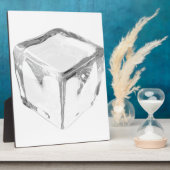 Eiswürfel Fotoplatte (Seite)