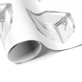 Eiswürfel Geschenkpapier (Rolleneckpunkt)