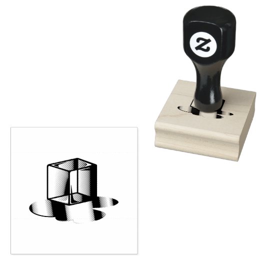 Eiswürfel Gummistempel (Stempel)