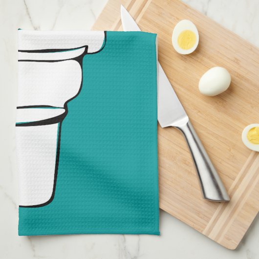 Eiswürfel Handtuch (Viertel Falte)