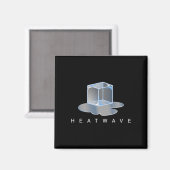 Eiswürfel Hitzewelle - Grafik Premium Tri-Blend  Magnet (Vorderseite/Rückseite)