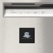 Eiswürfel Hitzewelle - Grafik Premium Tri-Blend  Magnet (In Situ (Geschirrspüler))