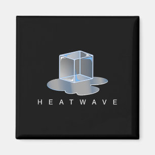 Eiswürfel Hitzewelle - Grafik Premium Tri-Blend Magnet