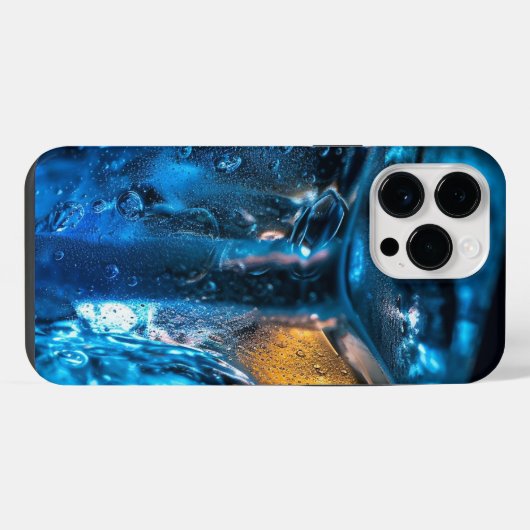 Eiswürfel iPhone Hülle (Rückseite (Horizontal))