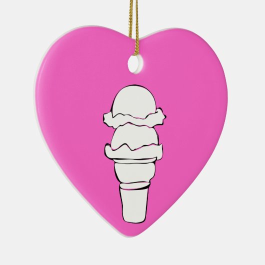 Eiswürfel Keramik Ornament (Rechts)