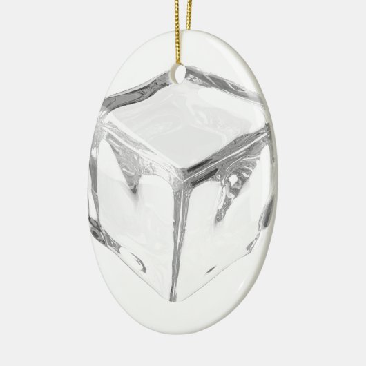 Eiswürfel Keramik Ornament (Links)