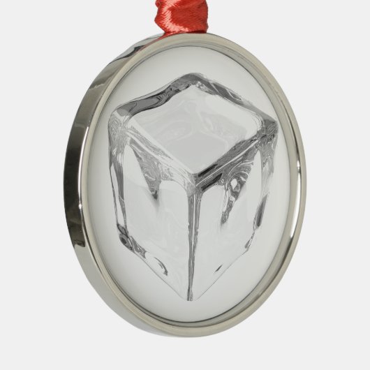 Eiswürfel Ornament Aus Metall (Rechts)