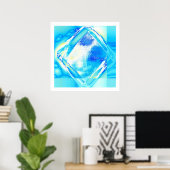 Eiswürfel Poster (Heimbüro)