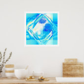 Eiswürfel Poster (Küche)