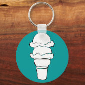 Eiswürfel Schlüsselanhänger (Vorderseite)