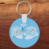 Eiswürfel - Schlüsselanhänger (Vorderseite)