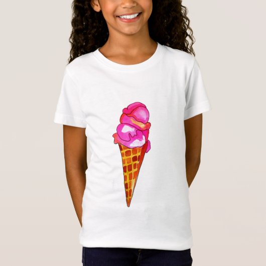 Eiswürfelgelat niedliche Küche T-Shirt (Vorderseite)